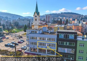 Byt 3+kk k pronájmu, Zlín / třída Tomáše Bati