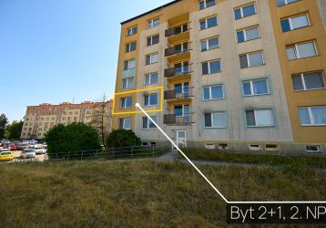 Byt 2+1 na prodej, Třebíč / Nové Dvory, ulice Jar. Heyrovského