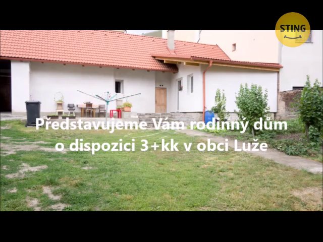 Rodinný dům, Luže - video prohlídka