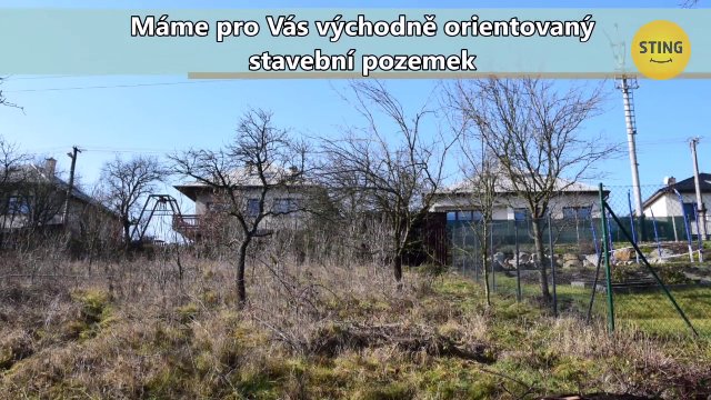 Stavební pozemek, Slušovice - video prohlídka