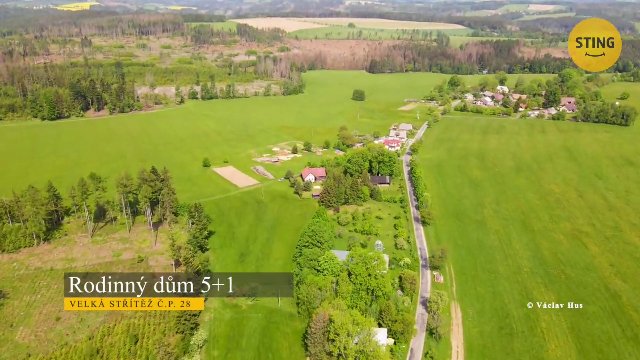 Chata / chalupa, Horní Bradlo / Velká Střítež - video prohlídka